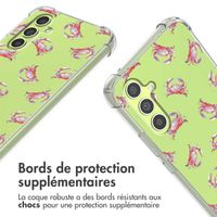 imoshion Coque Design avec cordon Samsung Galaxy A34 (5G) - Crab Watercolor