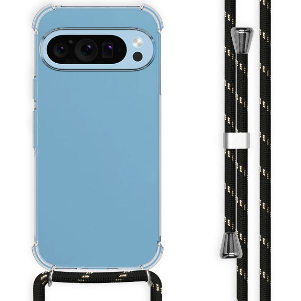 imoshion Coque avec dragonne Google Pixel 9 / 9 Pro - Zwart / Goud