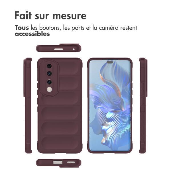 imoshion Coque arrière EasyGrip Honor 90 Pro - Aubergine