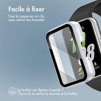 imoshion Coque rigide à couverture complète Samsung Galaxy Fit 3 - Argent