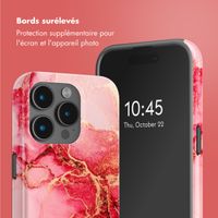 Selencia Coque arrière Vivid avec MagSafe Apple iPhone 15 Pro - Rosy Marble