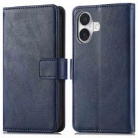 imoshion Étui de téléphone portefeuille Luxe iPhone 16 - Bleu foncé