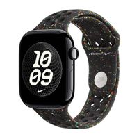 Apple Bracelet Nike Sport Apple Watch Series 1 - 9 / SE (38/40/41 mm) - Taille M/L - Midnight Black