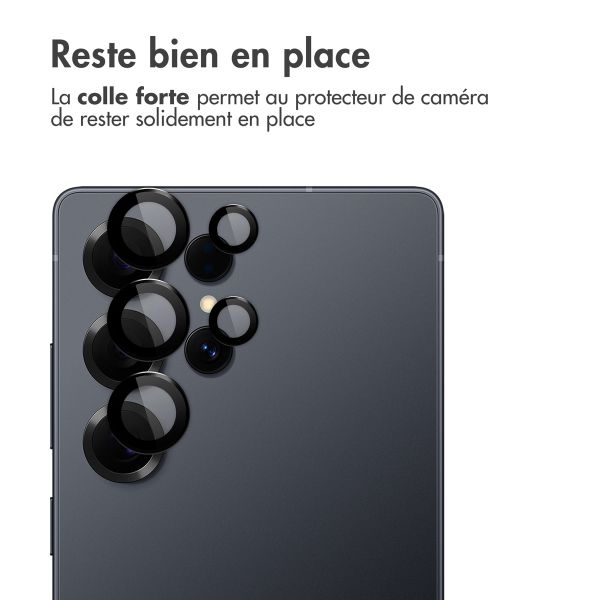 imoshion Lot de 2 protections d'objectif de caméra Samsung Galaxy S25 Ultra - Titanium Black