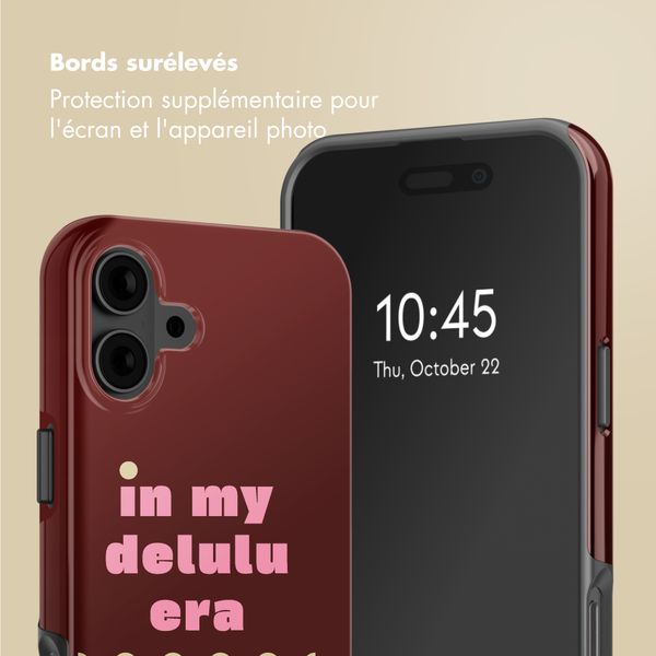 Selencia Coque arrière Vivid avec MagSafe Apple iPhone 16 - Delulu