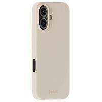 Holdit Coque Silicone Apple iPhone 16 - Light Beige