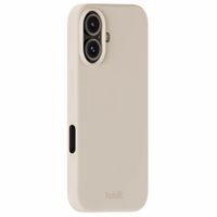 Holdit Coque Silicone iPhone 16 - Light Beige