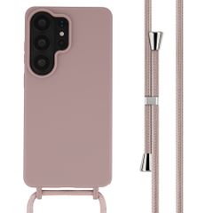 imoshion Coque en silicone avec cordon Samsung Galaxy S26 Ultra - Sand Pink