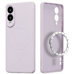 imoshion Coque Couleur avec MagSafe Samsung Galaxy S25 Edge - Violet