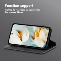 imoshion Étui de téléphone portefeuille Slim Google Pixel 9A - Noir