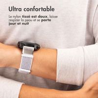 imoshion Bracelet QuickFit® en nylon  - Connexion Garmin 20 mm - Taille L/XL - Blanc