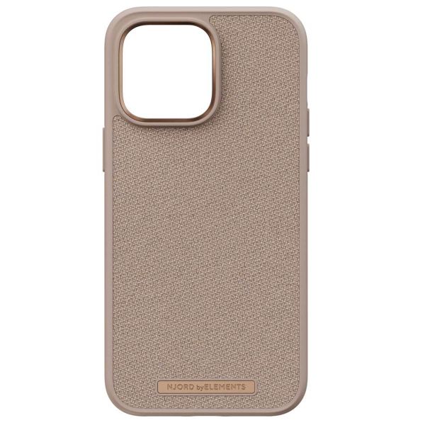 Njorð Collections Coque en tissu iPhone 14 Pro Max - Pink Sand