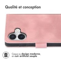 imoshion Etui de télephone portefeuille avec cordon Apple iPhone 17 - Rose