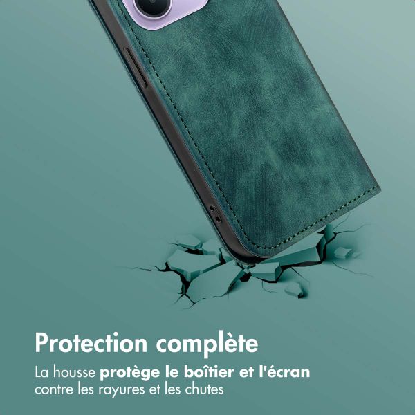 imoshion Étui de téléphone portefeuille Slim Xiaomi Redmi 15C (5G) - Vert