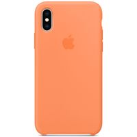 Apple Coque en silicone Apple iPhone Xs / X - Papaya
