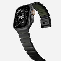 Nomad Bracelet Stratos Apple Watch | 44/45/46/49 mm - Forest Green / Black Titanium