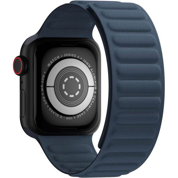 WiWu Bracelet à maillons tissés magnétiques Apple Watch Series 1 á 10 / SE / Ultra (2) (44/45/46/49 mm) - Bleu Océan