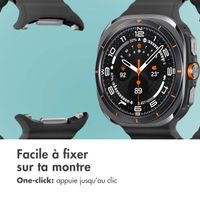 imoshion Bracelet Ocean en silicone Samsung Galaxy Watch Ultra (2024/2025) - Noir