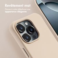 imoshion Coque arrière Color avec cordon amovible et MagSafe Apple iPhone 16 Pro Max - Nude
