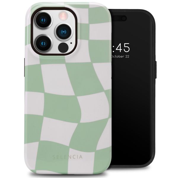 Selencia Coque arrière Vivid Apple iPhone 14 Pro - Groovy Sage Green