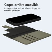 imoshion Étui portefeuille luxe 2-en-1 amovible Apple iPhone 14 - Vert