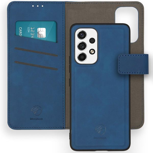 imoshion Etui de téléphone de luxe 2-en-1 amovible Samsung Galaxy A53 - Bleu