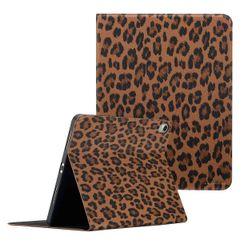 Selencia Coque tablette Sabi avec imprimé léopard Apple iPad Air 11 pouces (2025) M3 / (2024) M2 / Air 5 (2022) / Air 4 (2020) - Mocha Brown
