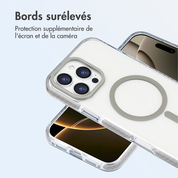 imoshion Coque Combat MagSafe Apple iPhone 16 Pro Max - Gris