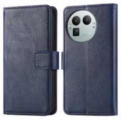 imoshion Étui de télephone portefeuille de luxe Realme GT 8 Pro - Bleu foncé