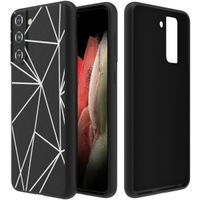 imoshion Coque Design Samsung Galaxy S21 FE - Graphic Cube Black