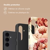Selencia Coque arrière Vivid Samsung Galaxy S24 - Vintage Peony