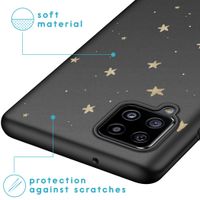 imoshion Coque Design Samsung Galaxy A42 - Etoiles / Noir