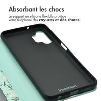imoshion Étui de télephone portefeuille Design Samsung Galaxy A13 (4G) - Blue Flowers