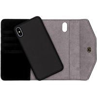 iDeal of Sweden Mayfair Clutch Velvet iPhone Xs Max - Noir