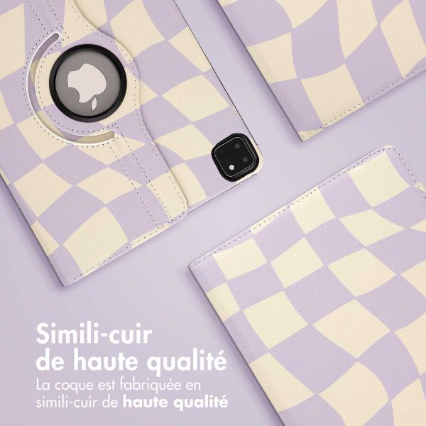 imoshion Coque tablette Design rotatif à 360° Apple iPad Pro 11 (2022 / 2021 / 2020 / 2018) - Dancing Cubes