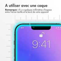 Accezz Protection d'écran en verre trempé Apple iPhone 13 Mini