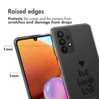 imoshion  Coque Design Samsung Galaxy A33 - Live Laugh Love 