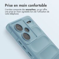 imoshion Coque arrière EasyGrip Xiaomi Redmi Note 13 Pro Plus (5G) - Bleu clair