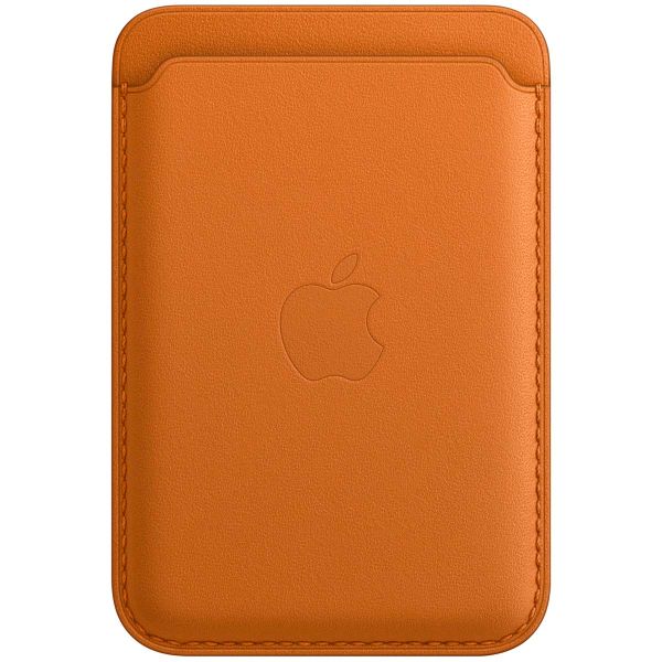 Apple Leather Wallet MagSafe (Apple Wallet 1st generation) - Golden Brown