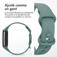 imoshion Bracelet silicone Fitbit Charge 5 / 6 - S - Olive Green