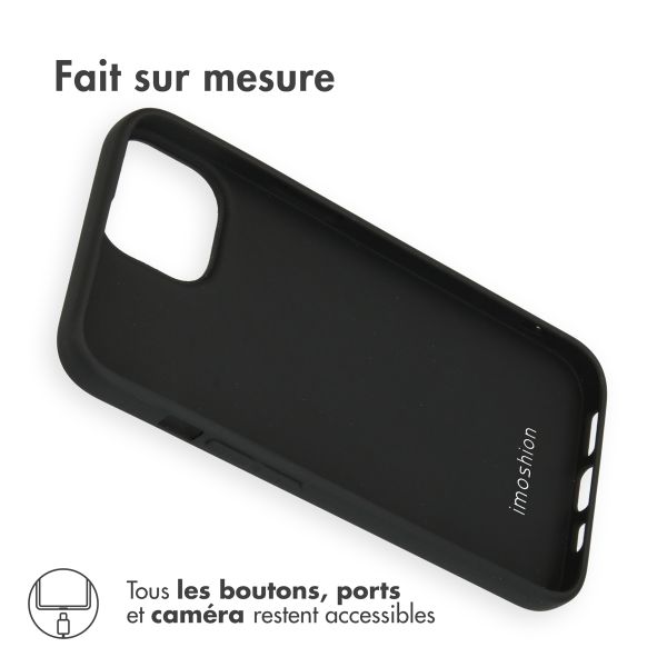 imoshion Coque Couleur Apple iPhone 14 - Noir