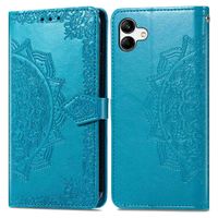 imoshion Etui de téléphone portefeuille Mandala Samsung Galaxy A04 - Turquoise