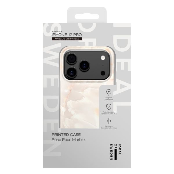 iDeal of Sweden Coque Fashion Apple iPhone 17 Pro - Rose Pearl Marble