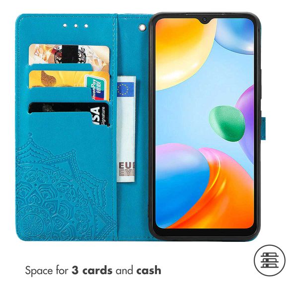 imoshion Etui de télephone Mandala Xiaomi Redmi 10C - Turquoise