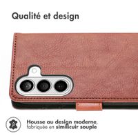 imoshion Étui de télephone portefeuille de luxe Samsung Galaxy A27 (5G) - Marron
