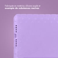 imoshion Coque kidsproof avec poignée Apple iPad 9 (2021) 10.2 pouces / iPad 8 (2020) 10.2 pouces / iPad 7 (2019) 10.2 pouces - Lila