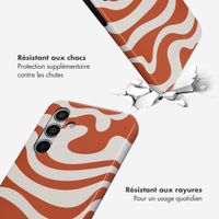 Selencia Coque arrière Vivid Tough Samsung Galaxy A55 - Dream Swirl Orange