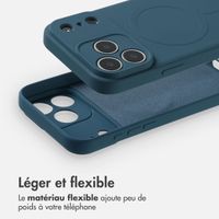 imoshion Coque Couleur avec MagSafe Apple iPhone 17 Pro - Bleu foncé