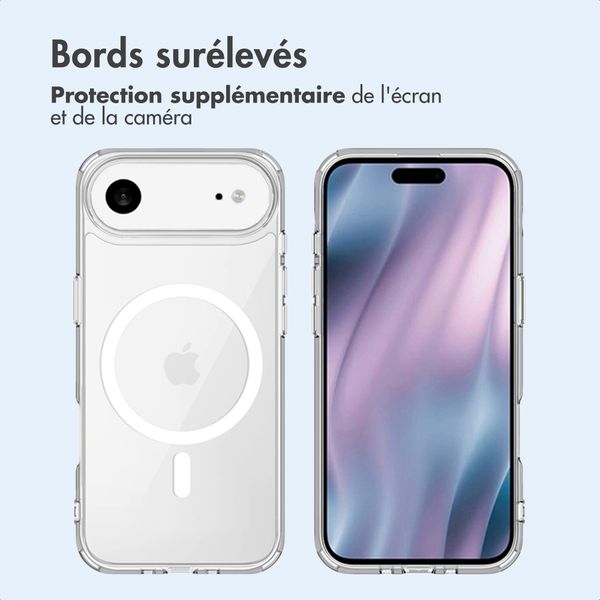 imoshion Coque arrière de protection avec MagSafe Apple iPhone Air - Transparent