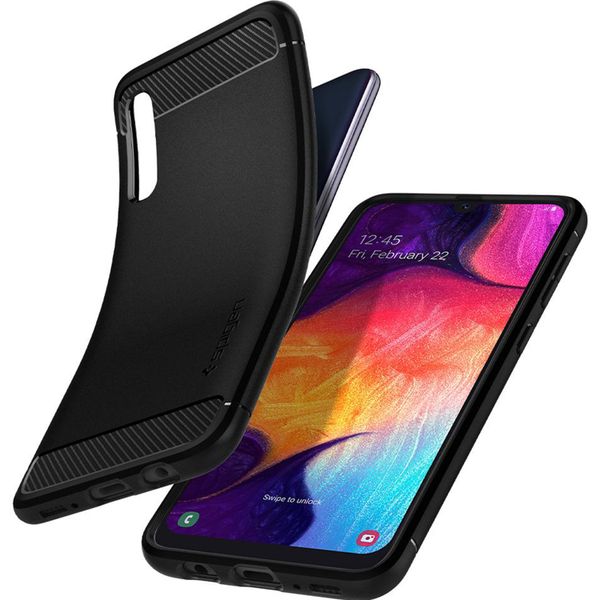 Spigen Coque Rugged Armor Samsung Galaxy A50 / A30s - Noir